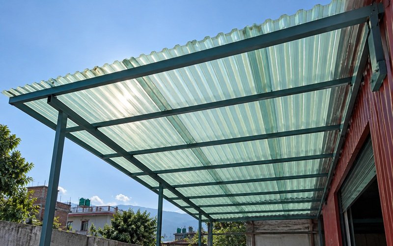 FRP Roofing Solution project — Bhaktapur, Nepal