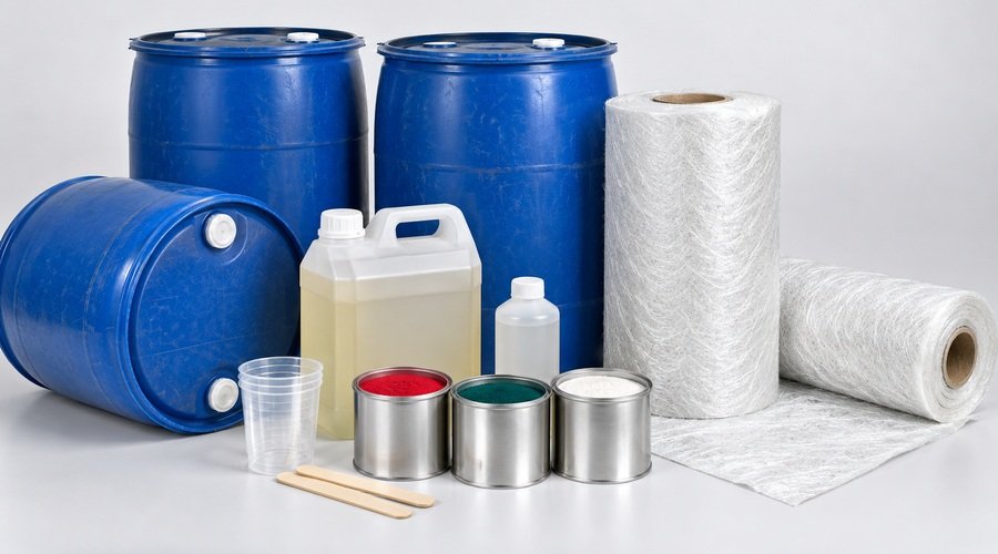 Raw Materials & Supplies — fiberglass and FRP materials
